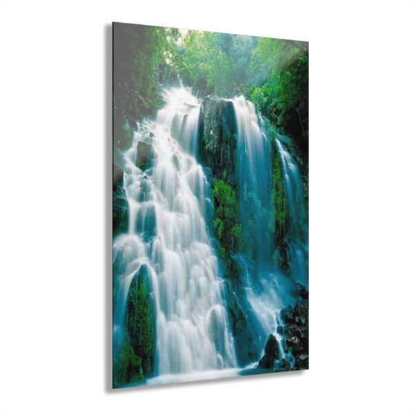 serene waterfall | acrylic prints (french cleat hanging)